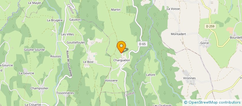 localisation de l'entreprise LES LUCIOLES  DOMAIZE