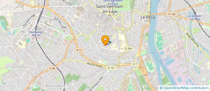 localisation de l'entreprise LES LUCIOLES  SAINT-GERMAIN-EN-LAYE