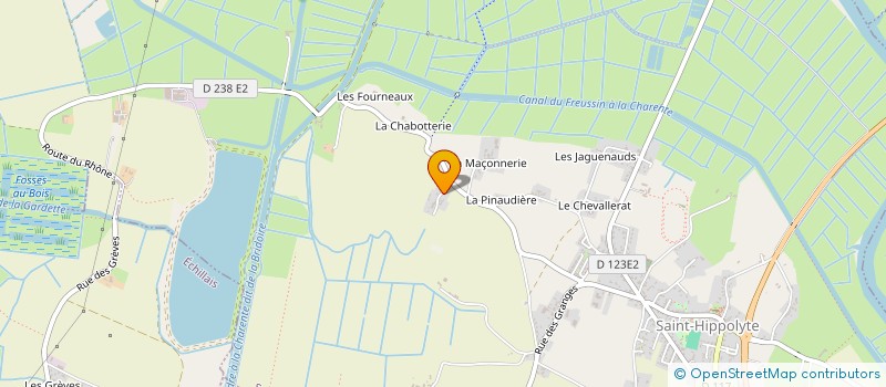 localisation de l'entreprise LES LUCIOLES  SAINT-HIPPOLYTE