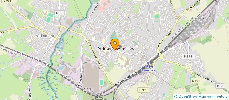 localisation de l'entreprise LES LUCIOLES DU DESERT à AULNOYE-AYMERIES