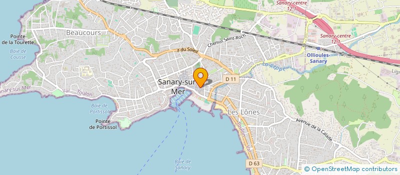 localisation de l'entreprise LES LUCS à SANARY-SUR-MER