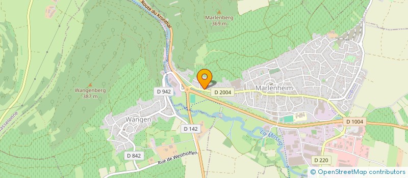 localisation de l'entreprise LES LUDI'POTES à MARLENHEIM