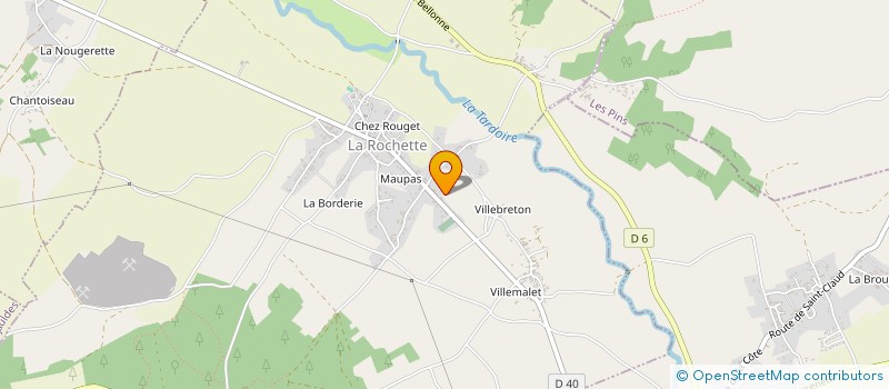 localisation de l'entreprise LES LUDISTES CHARENTAIS à LA ROCHETTE