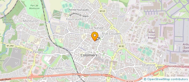 localisation de l'entreprise LES LUDORANTINS à COLOMIERS