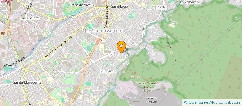 localisation de l'entreprise LES LUEURS DE L'ESPOIR à MARSEILLE