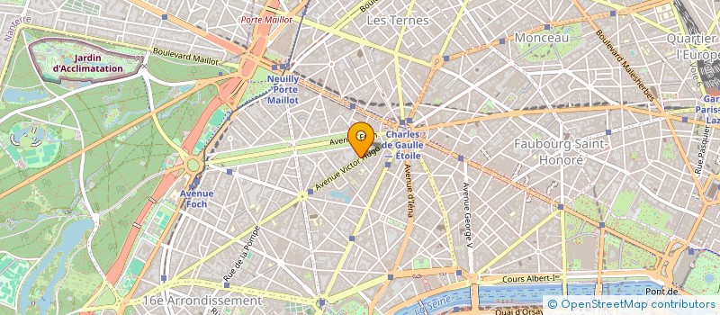 localisation de l'entreprise LES LUMIERES  PARIS