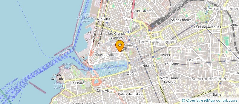 localisation de l'entreprise LES LUMIERES à MARSEILLE