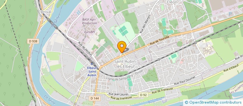 localisation de l'entreprise LES LUMIERES D'OLERON  SAINT-AUBIN-LES-ELBEUF
