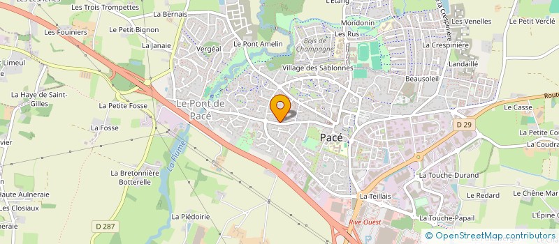 localisation de l'entreprise LES LUMIERES DE CABIS  PACE