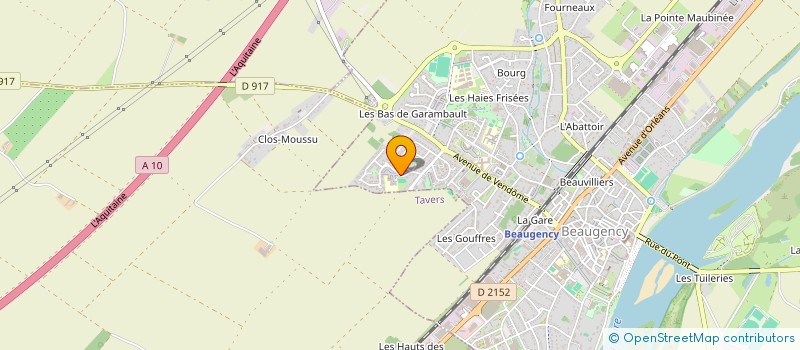 localisation de l'entreprise LES LUMIERES DE LA FRANCOPHONIE - REGARD SUR L'AILLEURS  BEAUGENCY