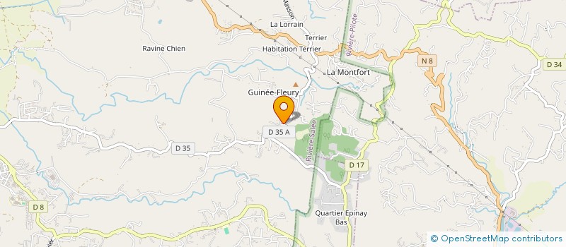 localisation de l'entreprise LES LUMINEUSES  LES ANSES-D'ARLET