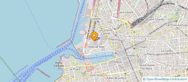 localisation de l'entreprise LES LUMINIERES à MARSEILLE