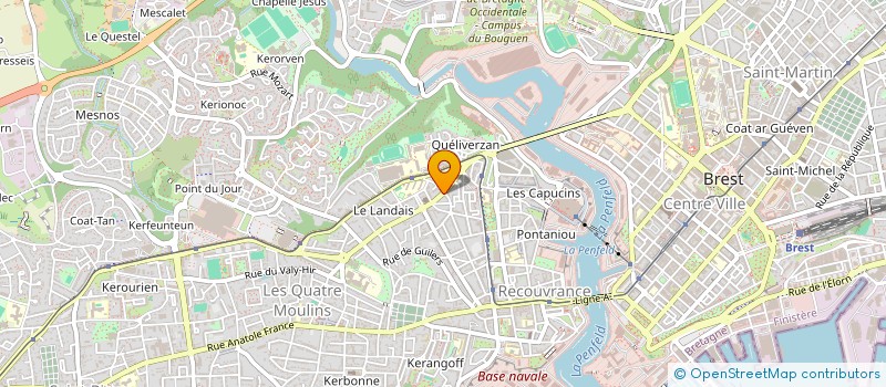 localisation de l'entreprise LES LUNDIS AU SOLEIL à BREST