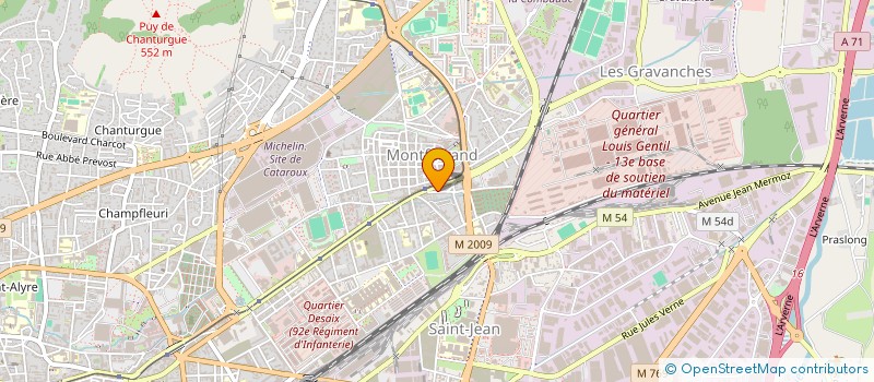 localisation de l'entreprise LES LUNDIS DES ARTS  CLERMONT-FERRAND