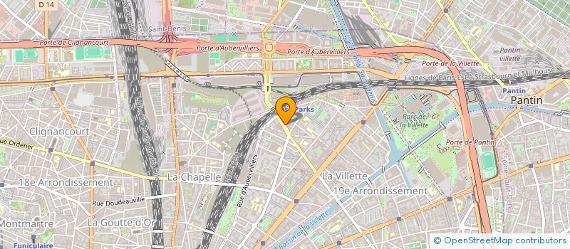 localisation de l'entreprise LES LUNETTES  PARIS