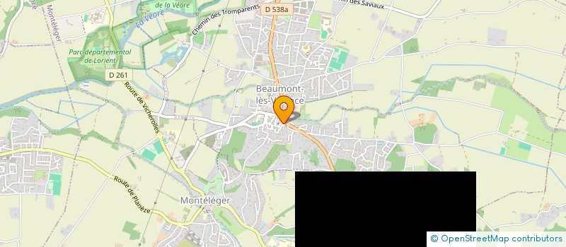 localisation de l'entreprise LES LUNETTES D'ADELINE à BEAUMONT-LES-VALENCE