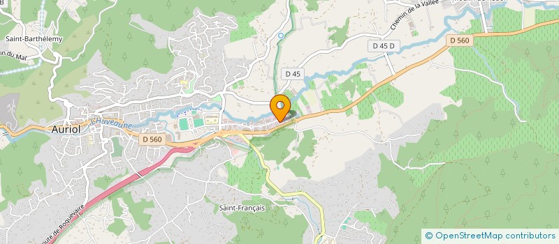 localisation de l'entreprise LES LUNETTES D AURIOL  AURIOL