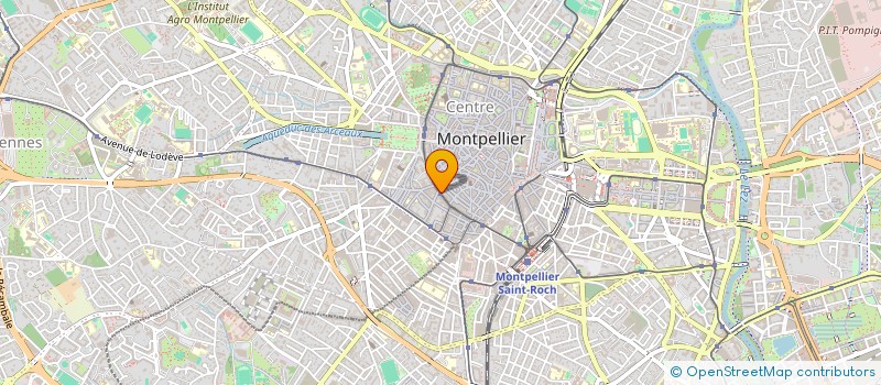 localisation de l'entreprise LES LUNETTES DE CHARLENE à MONTPELLIER