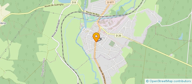 localisation de l'entreprise LES LUNETTES DE LAURIE à GUERIGNY