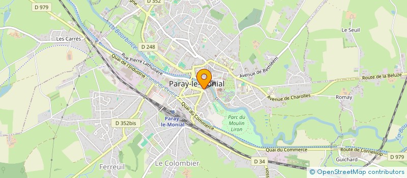 localisation de l'entreprise LES LUNETTES DE LEA à PARAY-LE-MONIAL