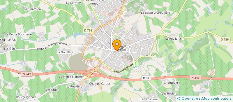 localisation de l'entreprise LES LUNETTES DE SOAZIG à VALLET