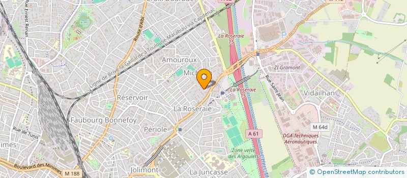 localisation de l'entreprise LES LUNETTES TOULOUSAINES A DOMICILE à TOULOUSE