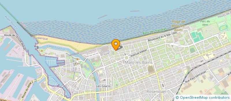 localisation de l'entreprise LES LUPINS à DUNKERQUE