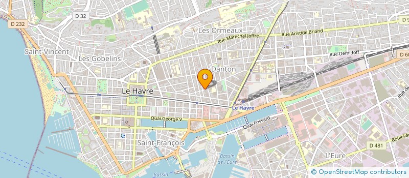 localisation de l'entreprise LES LUSTONS à LE HAVRE