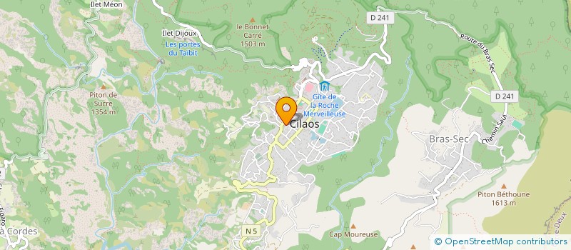 localisation de l'entreprise LES LUTINS à CILAOS