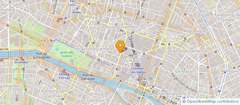 localisation de l'entreprise LES LUTINS à PARIS