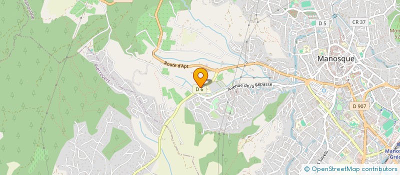 localisation de l'entreprise LES LUTINS à MANOSQUE