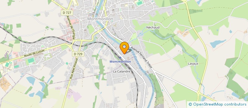 localisation de l'entreprise LES LUTINS  SAULGE