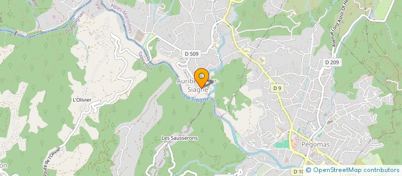 localisation de l'entreprise LES LUTINS ASSOCIES  AURIBEAU-SUR-SIAGNE