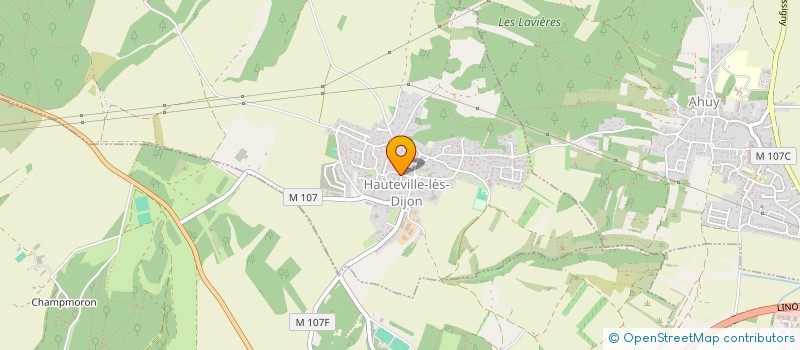 localisation de l'entreprise LES LUTINS D'HAUTEVILLE  HAUTEVILLE-LES-DIJON