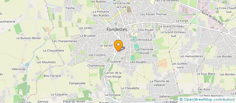 localisation de l'entreprise LES LUTINS DE FONDETTES à FONDETTES