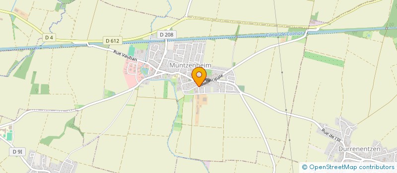 localisation de l'entreprise LES LUTINS DE MUNTZENHEIM  MUNTZENHEIM