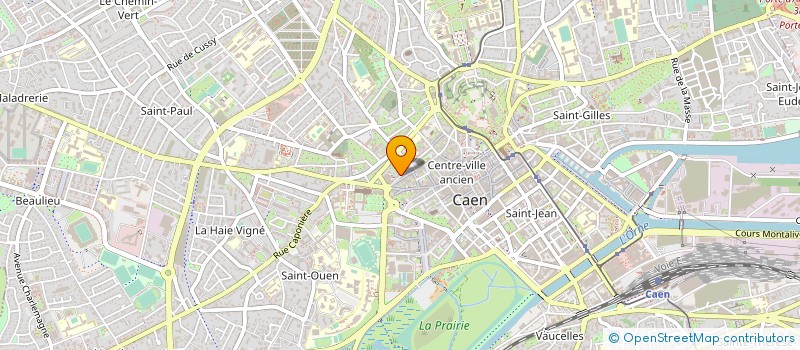 localisation de l'entreprise LES LUTINS DES ARTS à CAEN