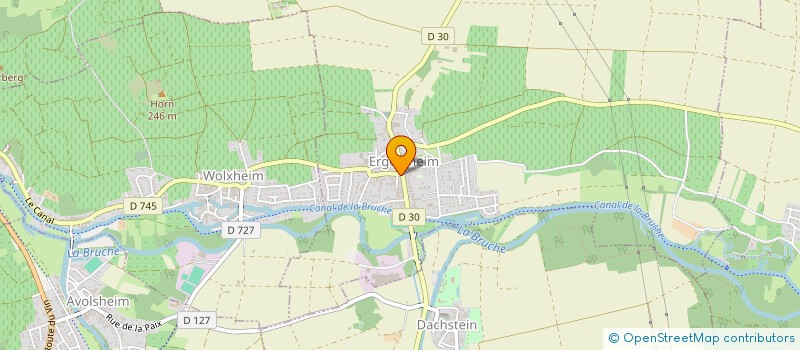 localisation de l'entreprise LES LUTINS DES BOIS à AVOLSHEIM