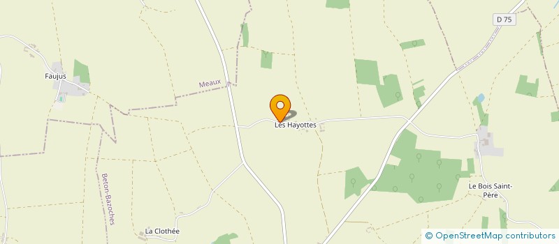 localisation de l'entreprise LES LUTINS LEGEND'AIR  BETON-BAZOCHES