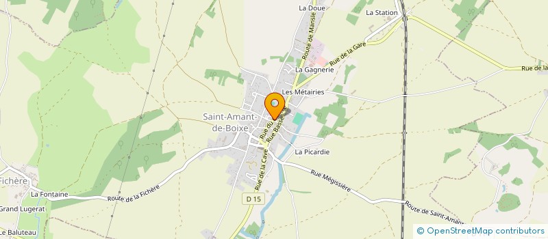 localisation de l'entreprise LES LUTINS MALINS à SAINT-AMANT-DE-BOIXE