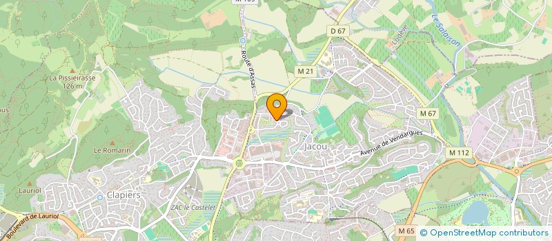 localisation de l'entreprise LES LY'S  JACOU