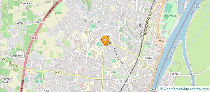 localisation de l'entreprise LES LYCEENS EN COEUR DU MACONNAIS  MACON