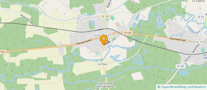 localisation de l'entreprise LES LYLAS  SELLES-SAINT-DENIS