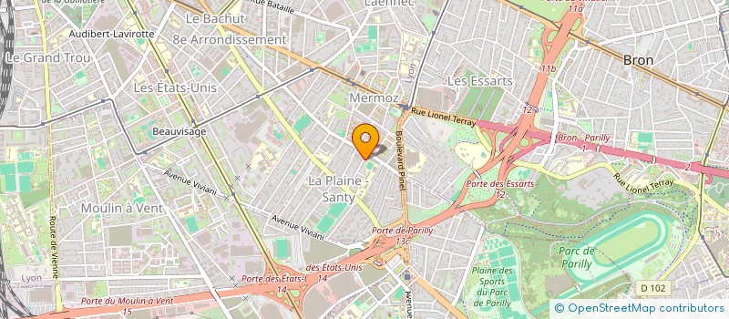 localisation de l'entreprise LES LYONNAIS ARGONNE  LYON