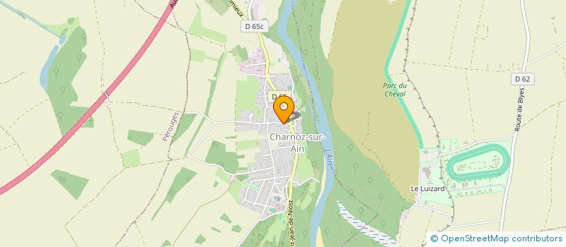 localisation de l'entreprise LES LYONNES SOLIDAIRES  CHARNOZ-SUR-AIN