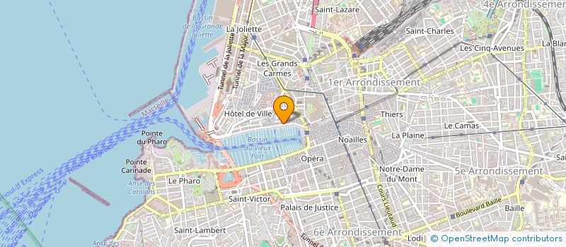 localisation de l'entreprise LES LYRIADES à MARSEILLE