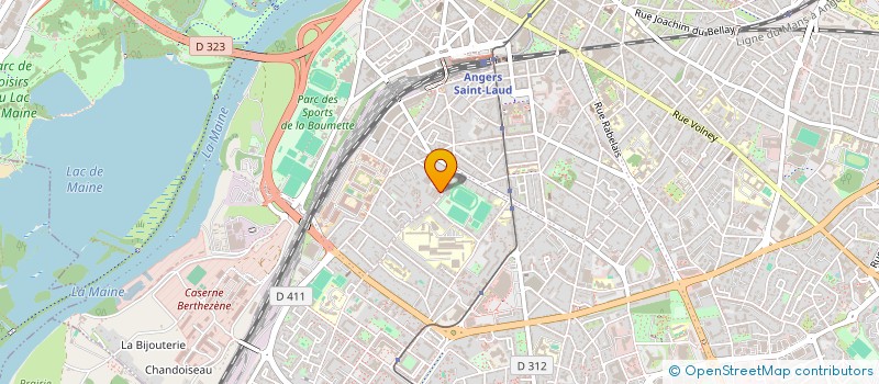 localisation de l'entreprise LES LYRIADES DE LA LANGUE FRANCAISE à ANGERS