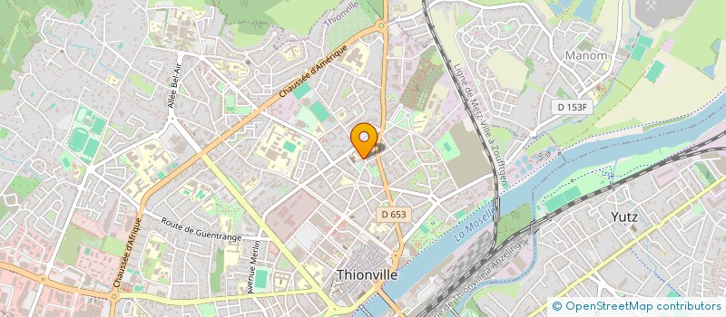 localisation de l'entreprise LES LYS à THIONVILLE