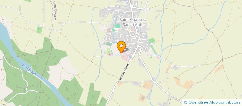 localisation de l'entreprise LES LYS  SAINT-CHAPTES