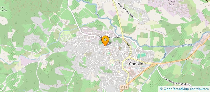 localisation de l'entreprise LES LYS à COGOLIN